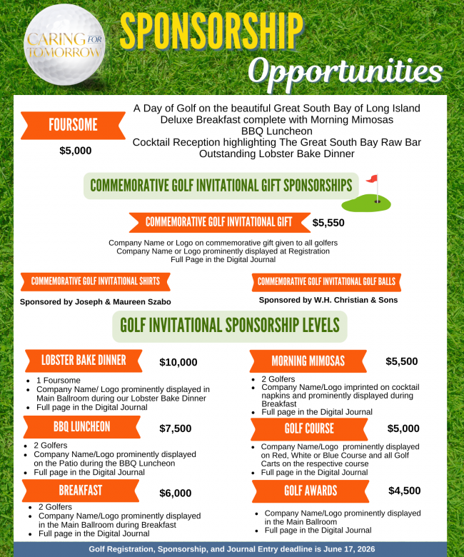 Sponsorship Pricing Details